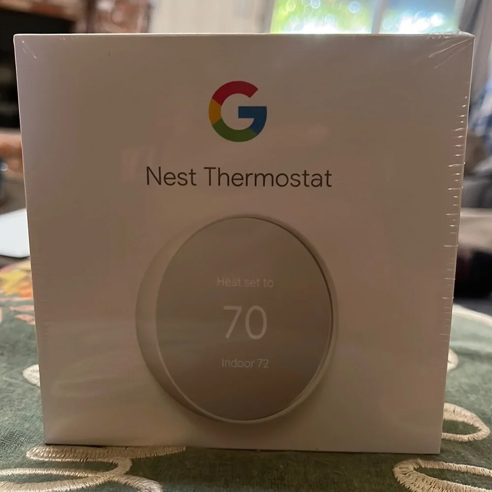 Google nest thermostat snow